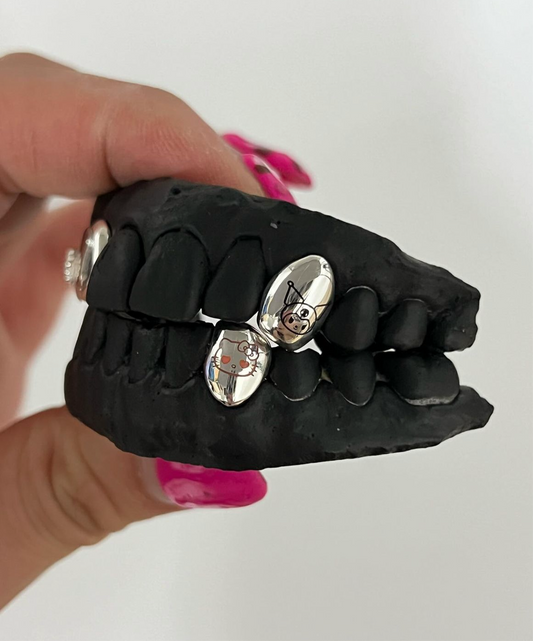 Kuromi,Kitty grillz